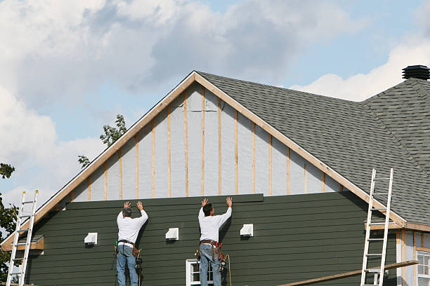 Professional Emergency Siding Repair technician working in Brightwood, VA